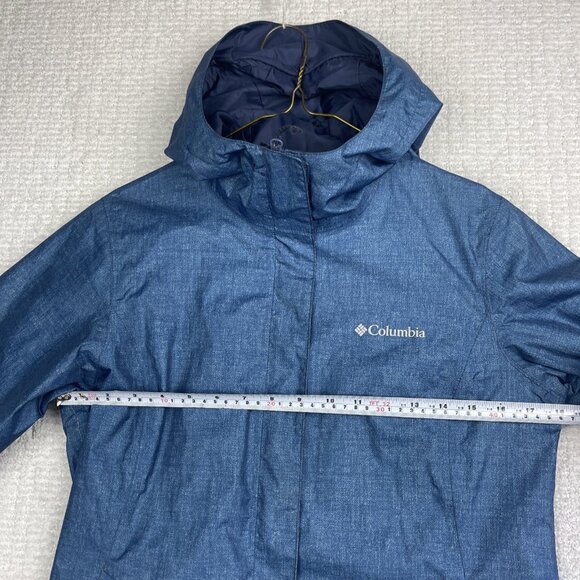 Columbia Womens Arcadia Omni Tech Jacket S Blue Nylon Windbreaker Coat - Picture 8 of 16